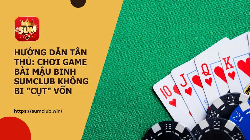 Hướng dẫn tân thủ: chơi game bài Mậu Binh Sumclub không bi "cụt" vốn