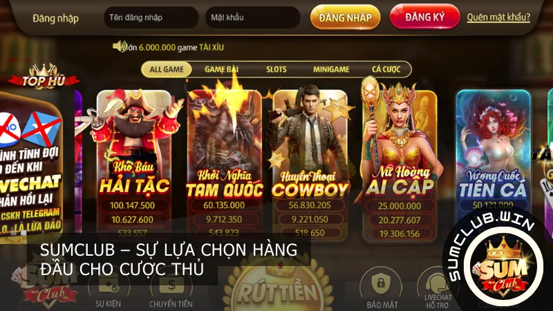 Giới thiệu Sumclub – sự lựa chọn hàng đầu cho cược thủ