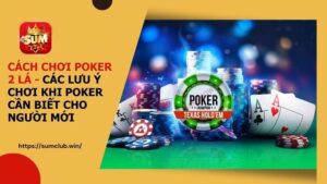Hướng Dẫn Chi Tiết Cách Chơi Poker 2 Lá Cho Người Mới Chơi
