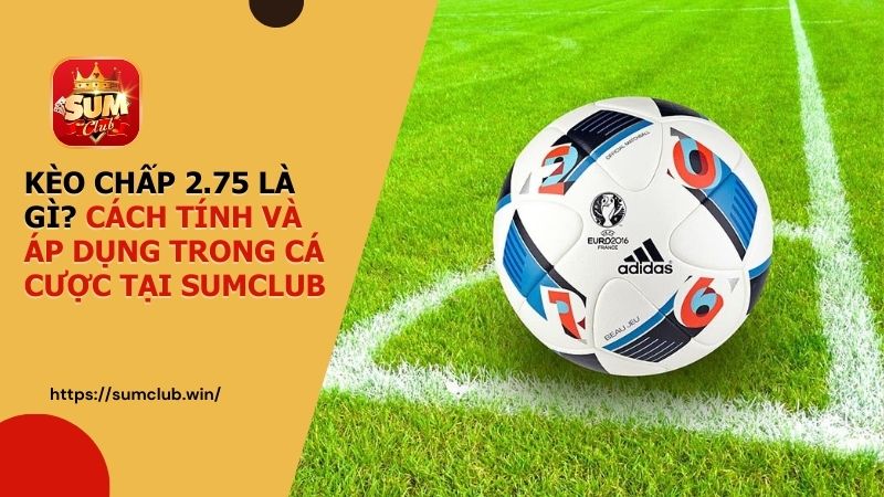 Kèo chấp 2.75 là gì? Cách tính và áp dụng trong cá cược tại SUMCLUB