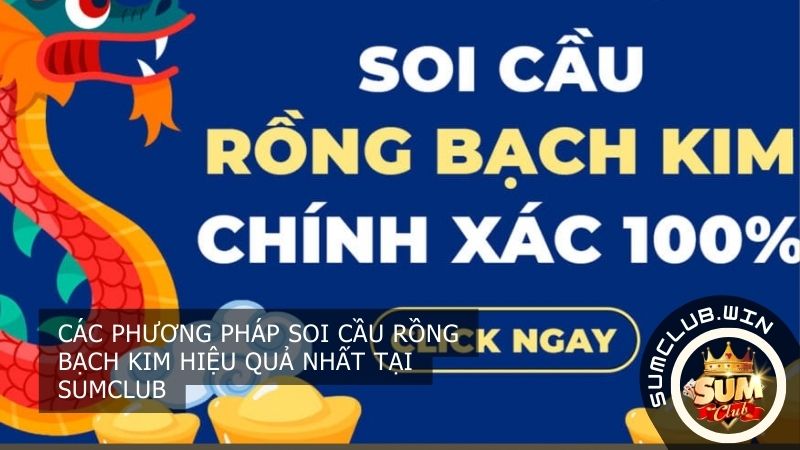 Các phương pháp soi cầu Rồng Bạch Kim hiệu quả nhất tại SUMCLUB